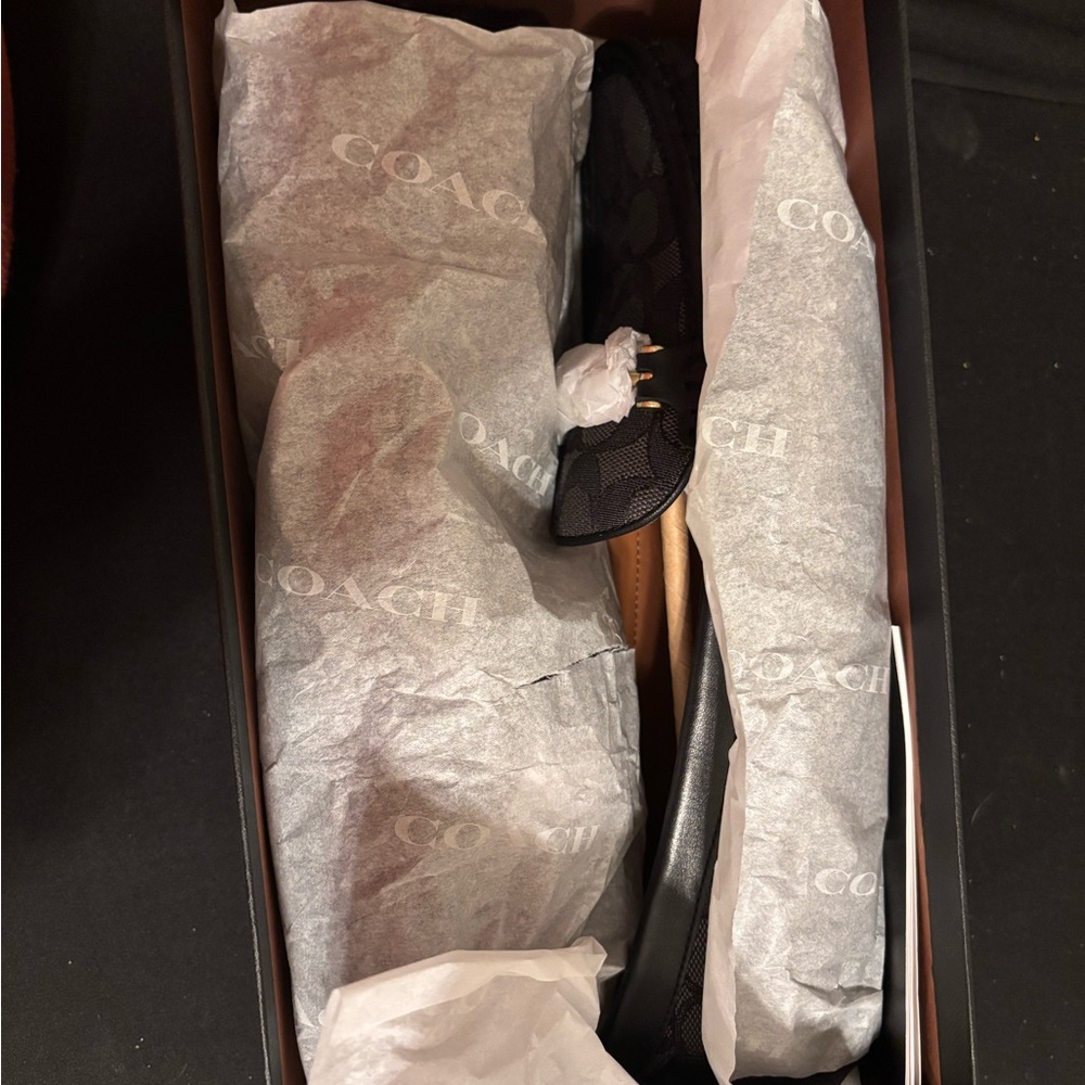 Coach Dark Patterned Loafers - Picture 6 of 6
